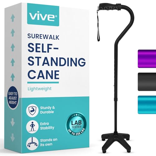 Adjustable Quad Cane with 4 Pronged Base A9979