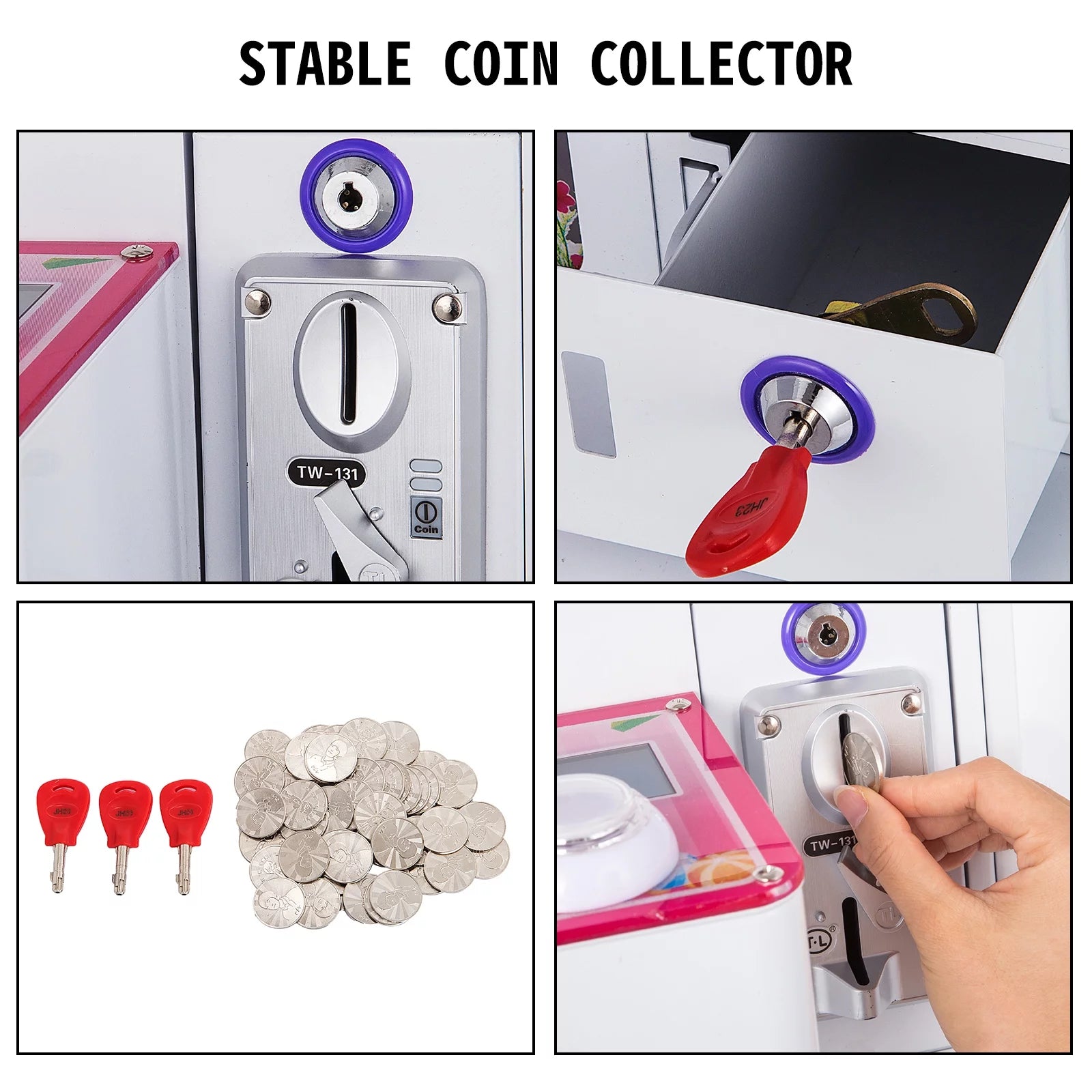 Mini Claw Crane Machine 110V Metal Case B5056