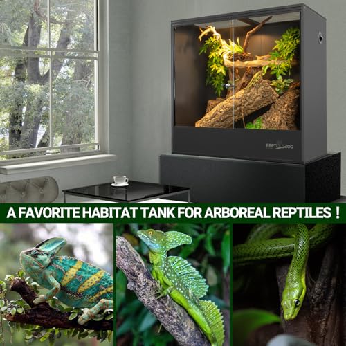 30 Gallon PVC Tall Reptile Terrarium with Sliding Door U72205
