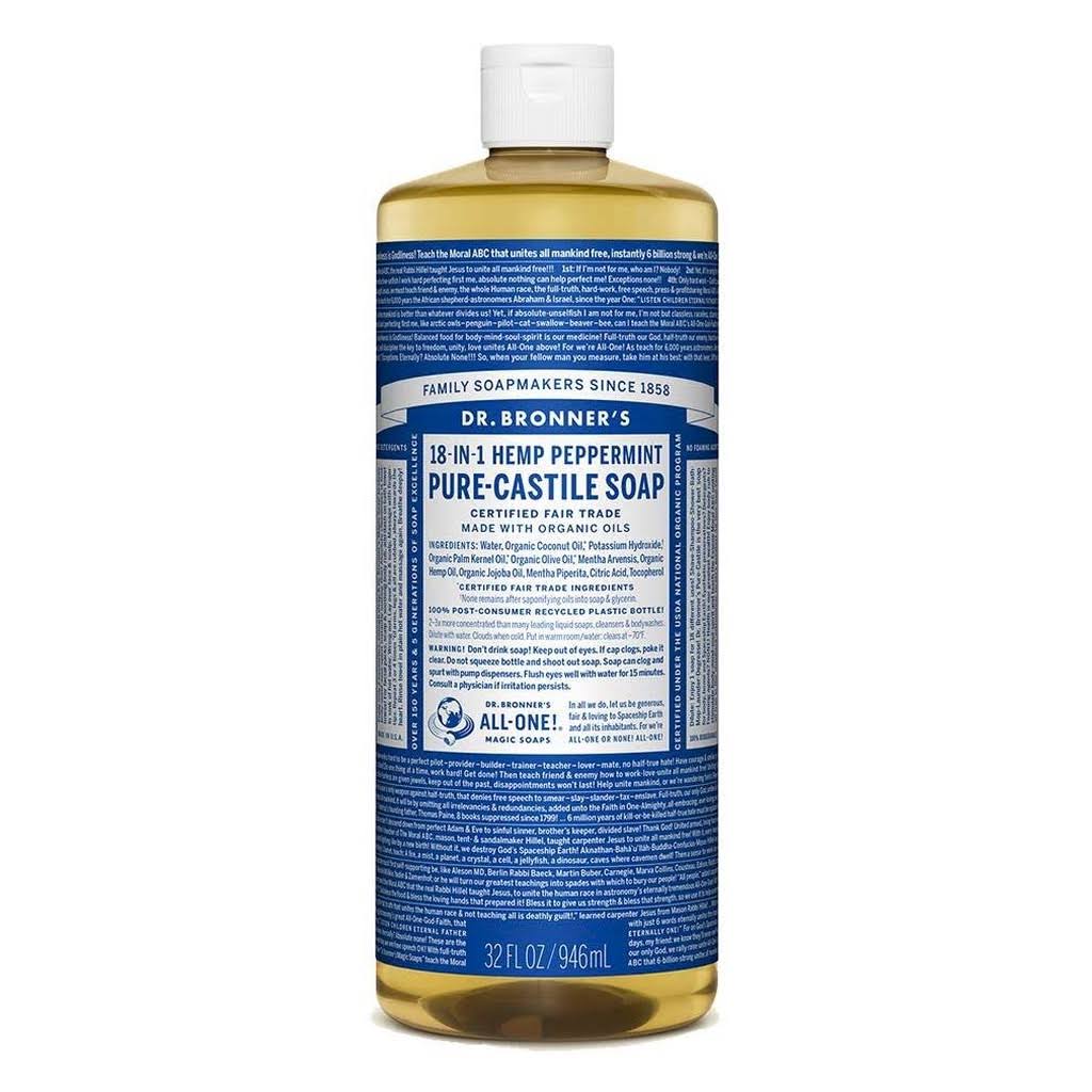 Peppermint 32oz Pure-Castile Liquid Soap N903932