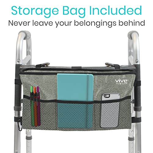 Folding Walker with Wheels and Bag I16263