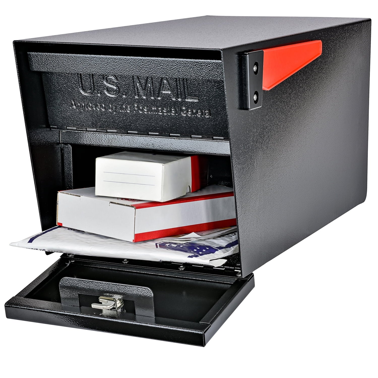 Black Locking Security Mailbox K5994