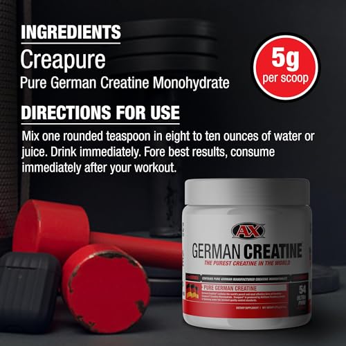Micronized Creatine Monohydrate Powder, 99.99% Purity, 270g (54 Servings) N259914
