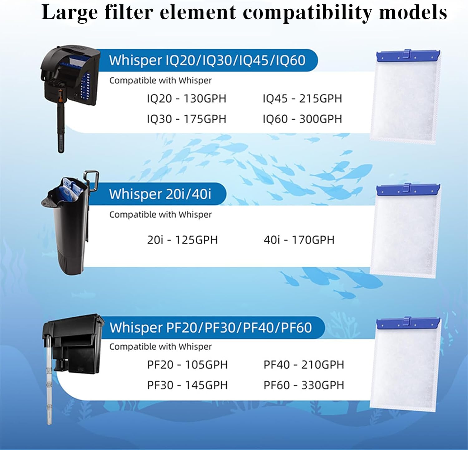 20-Pack Large Replacement Filter Cartridges X53503