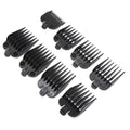 8 Pcs Black Hair Clipper Combs Guides Set D6996