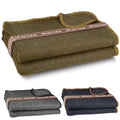 Navy 62X84 70% Wool Fire Retardant Wool Blanket M748