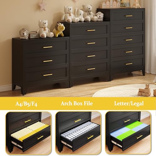 Green 3 Drawer Metal File Cabinet I96971