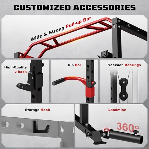 Power Cage with LAT Pulldown and Adjustable Pulley System R182442