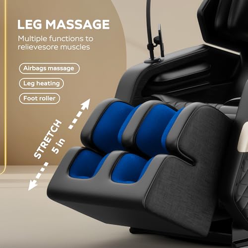 Massage Chair with Heat & Foot Rollers H42389