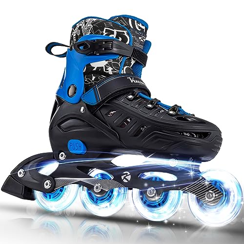 Adjustable Illuminating Inline Skates C536609