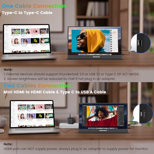 15.6'' 1080P FHD Portable Monitor with Smart Cover Y942