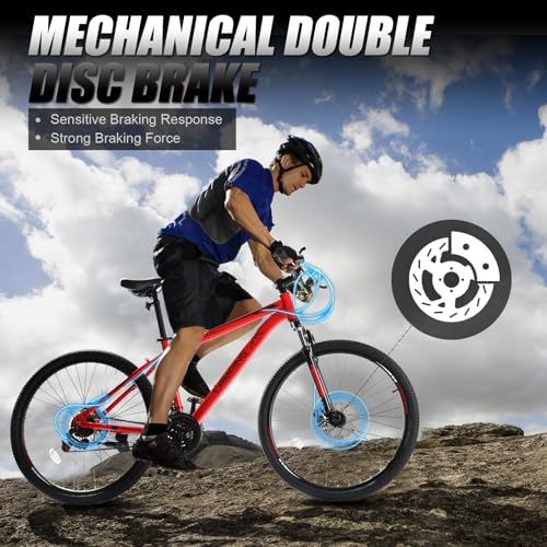 26/27.5" 21 Speed Mountain Bike with High Carbon Steel Frame X721455