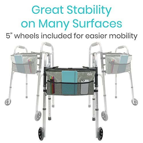 Folding Walker with Wheels and Bag I16263