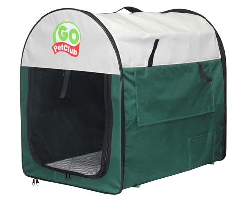 43" Soft Collapsible Dog Crate with Durable Mesh Windows, Forest Green Camo Z9850