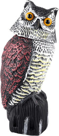 Plastic Owl Decoy with Rotating Head C357