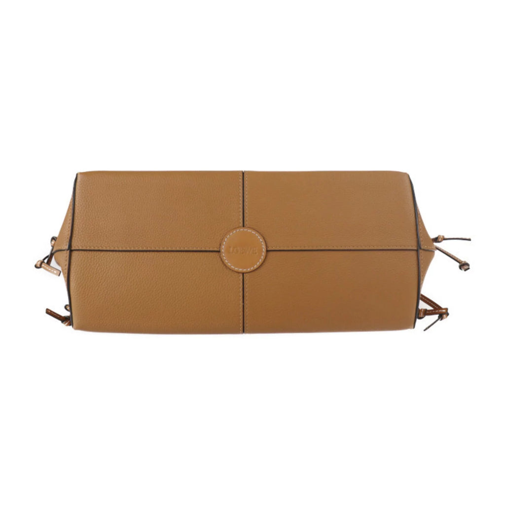 Camel Brown Calf Leather Shoulder Bag K575