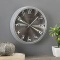Silver 10 x 2 x 10 Wall Clock P20874