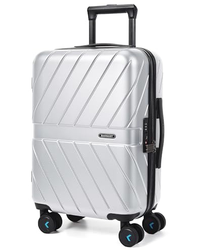 Black 20 inch Polycarbonate Hardside Carry On Luggage N143135