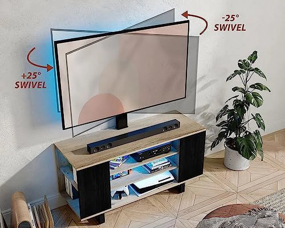 Walnut TV Stand with Mount for 32-70 inch TVs G37687