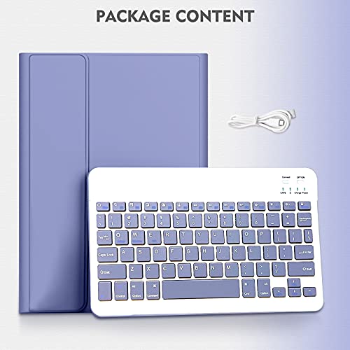 Purple Wireless Detachable Keyboard Case for iPad 10.5 L66413
