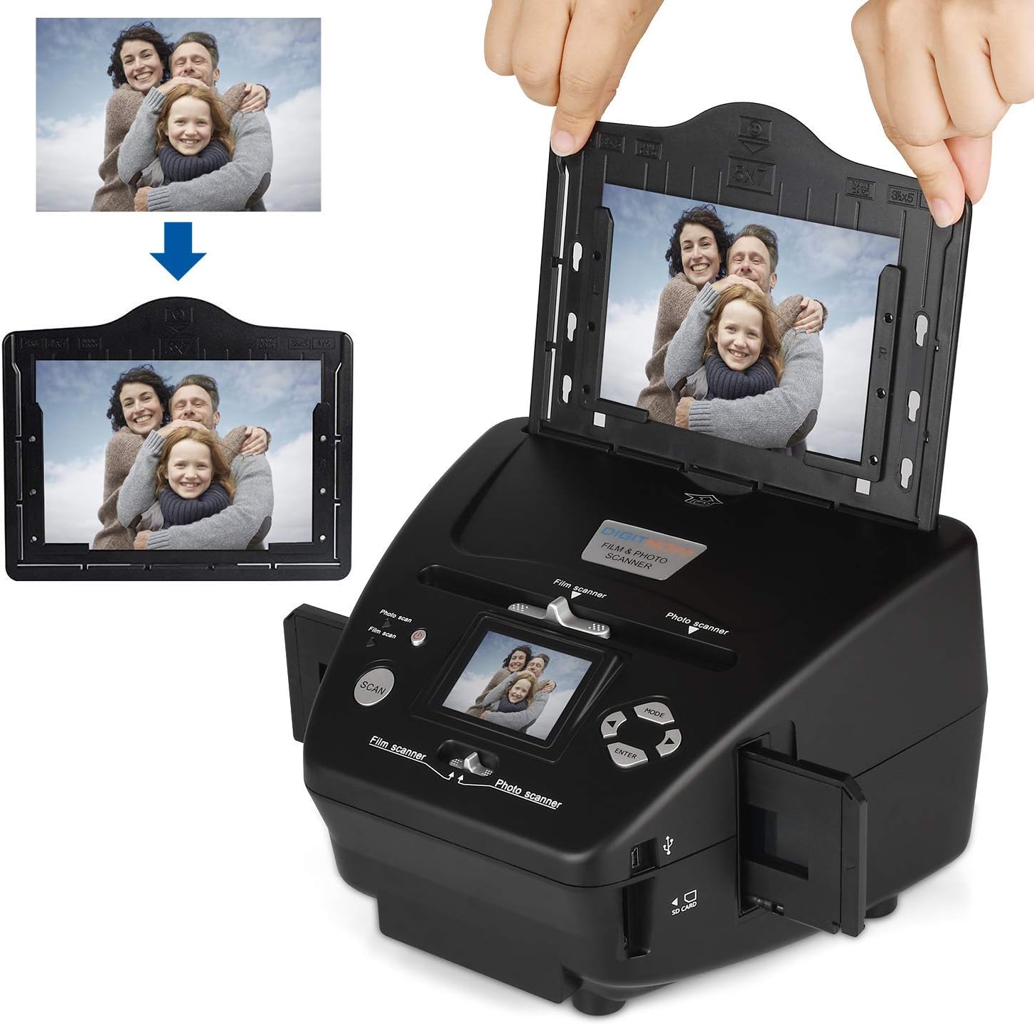 16MP Film Scanner with 2.4" LCD Screen O334305