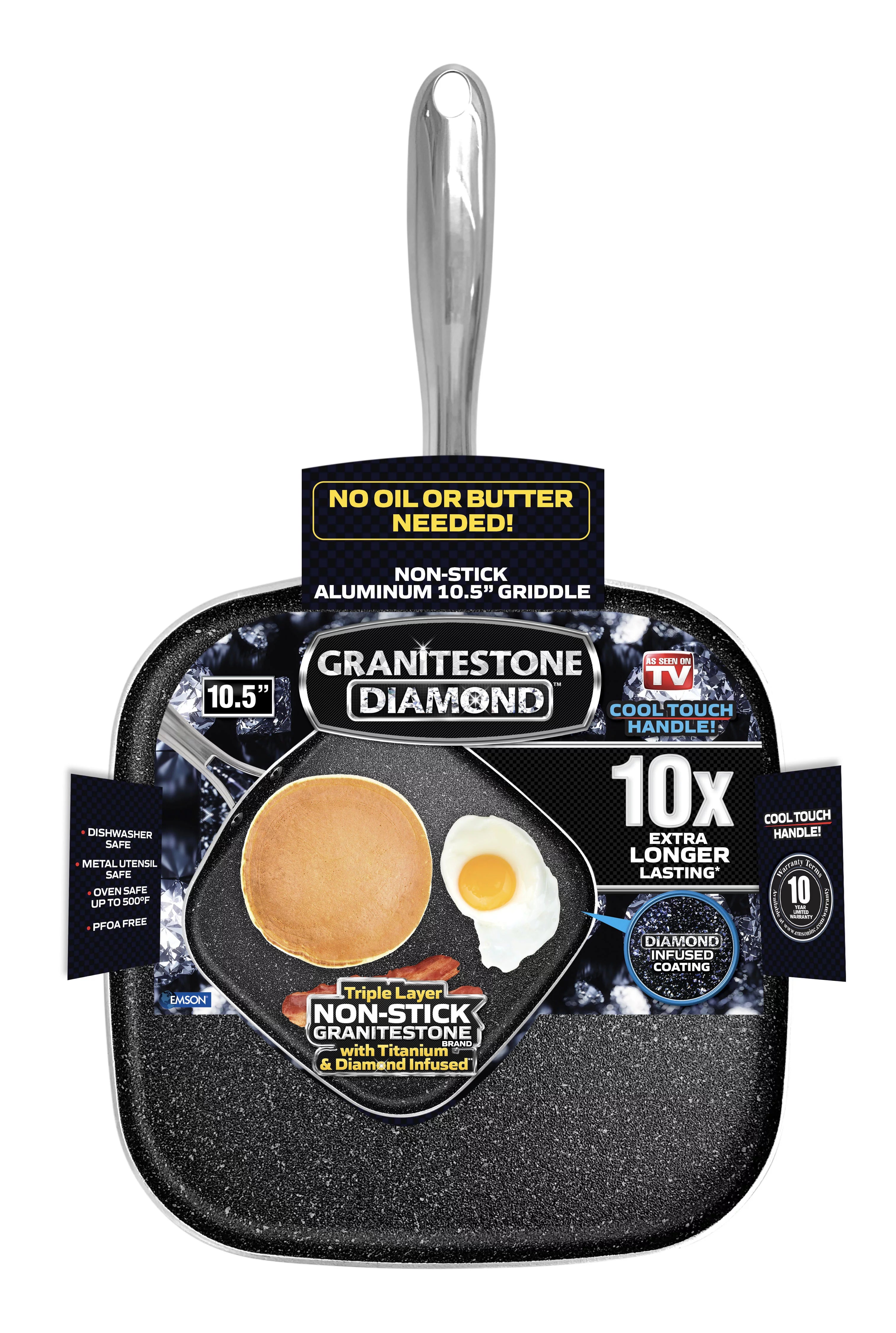 10.5 Inches Non-Stick Square Griddle Pan R7524