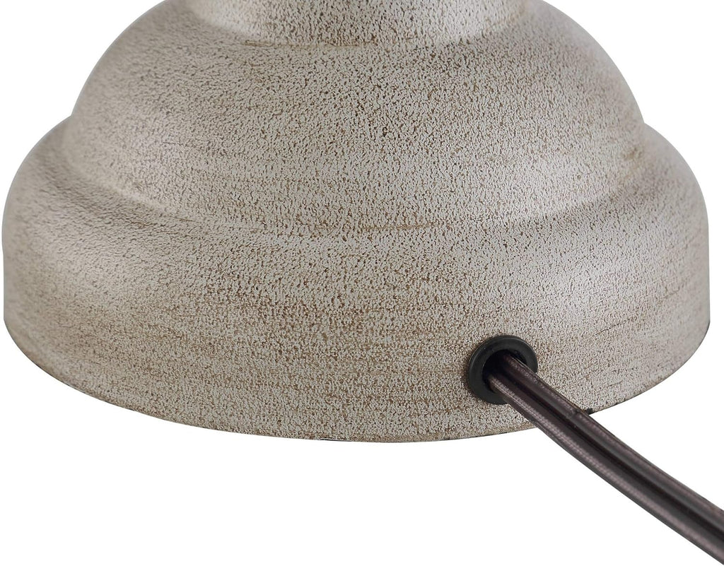 Set of 2 Beige Metal Linen Accent Table Lamps R45986