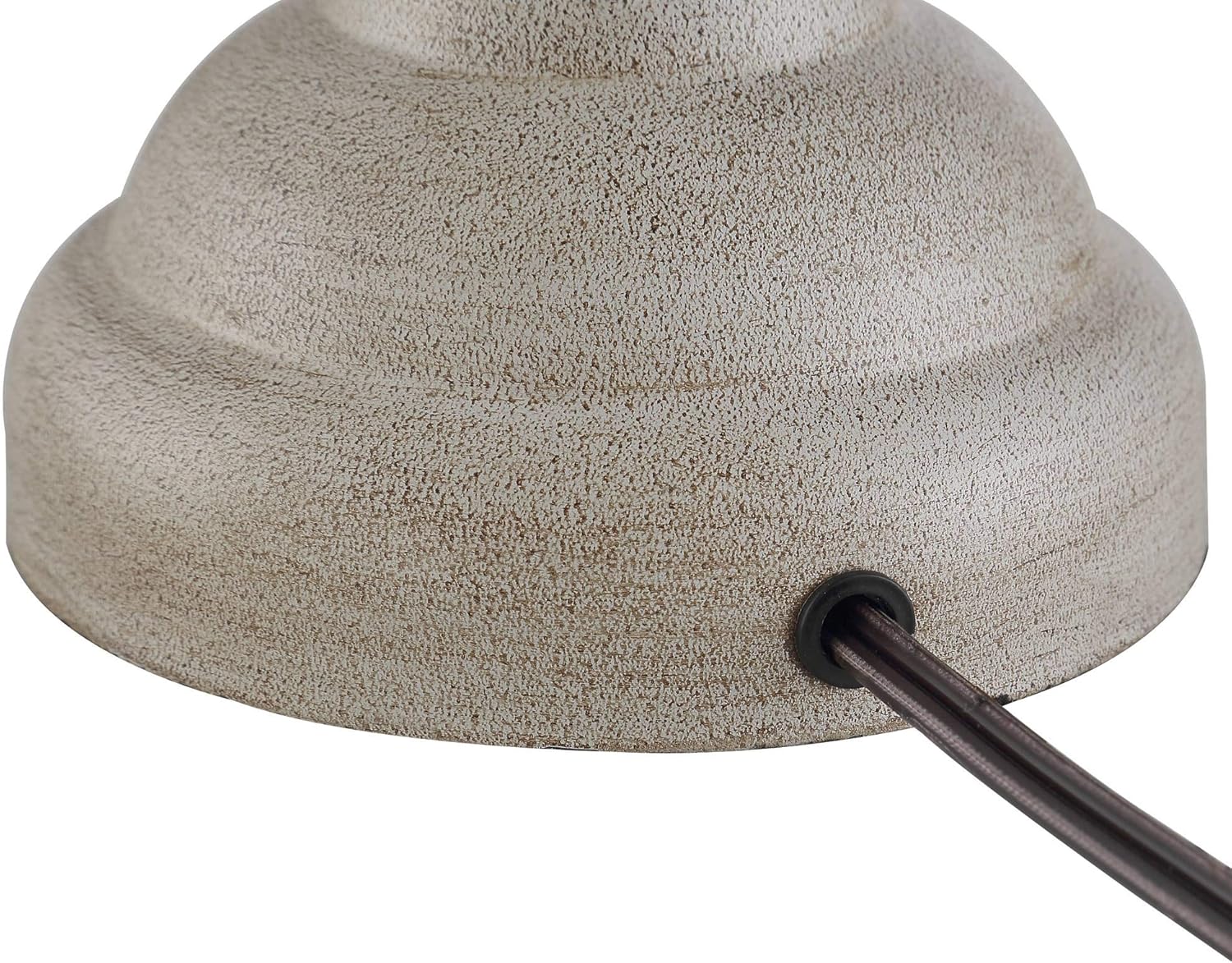 Set of 2 Beige Metal Linen Accent Table Lamps R45986