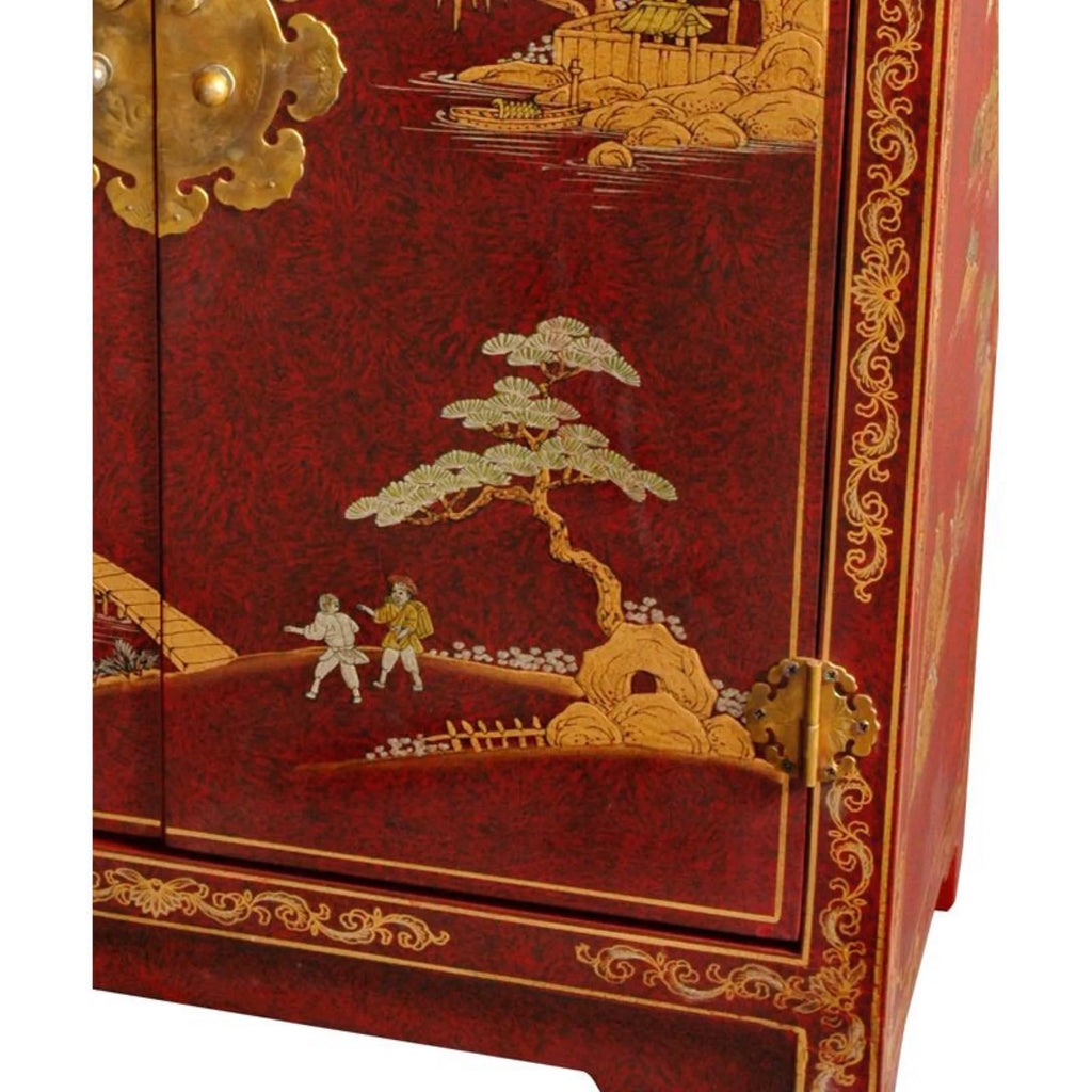 Red Lacquer Cabinet G17325