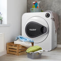 White 13.2 lbs Stainless Steel Portable Electric Dryer E182