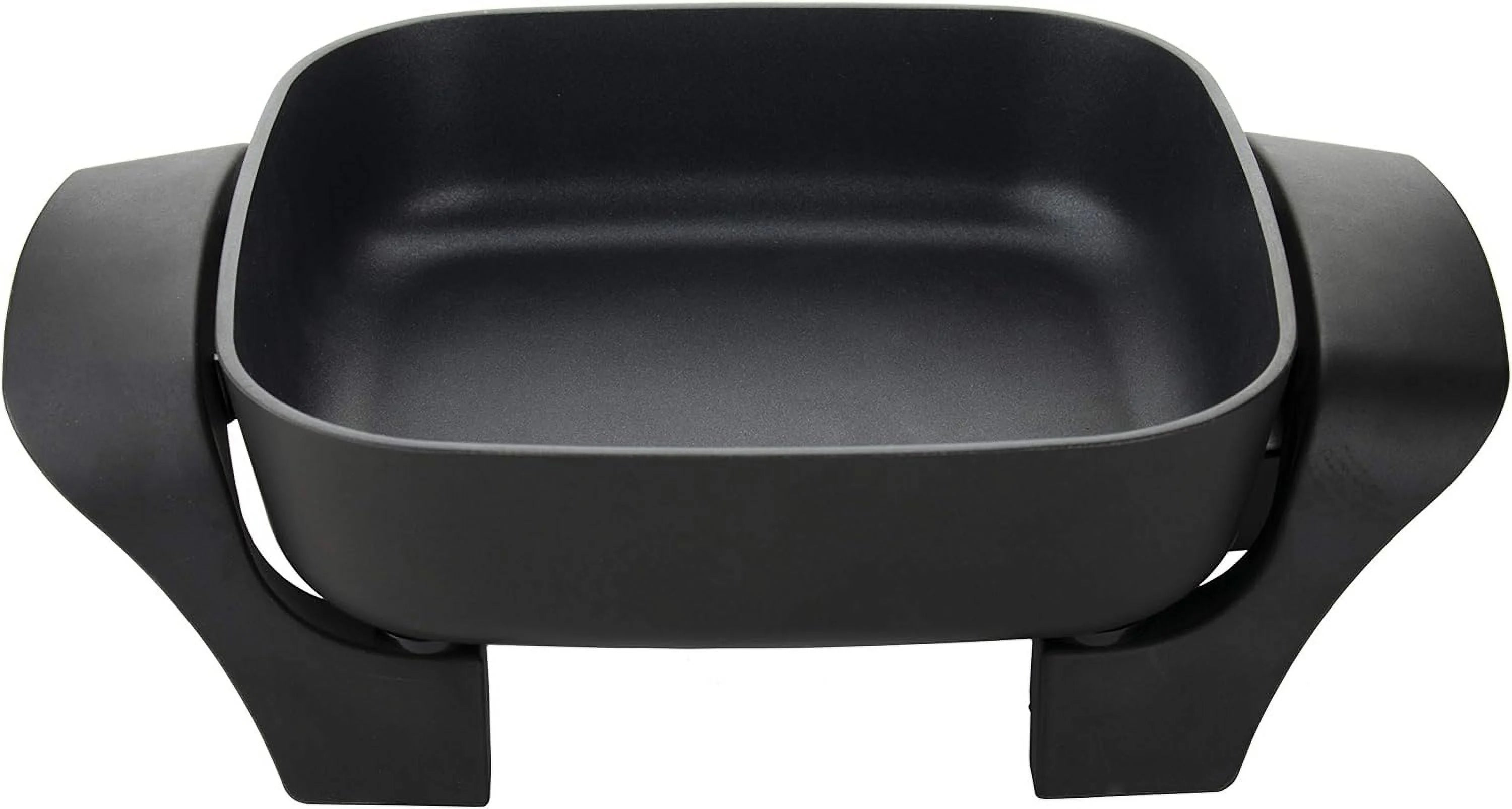 8-Inch Nonstick Electric Skillet With Glass Lid, Black S93249