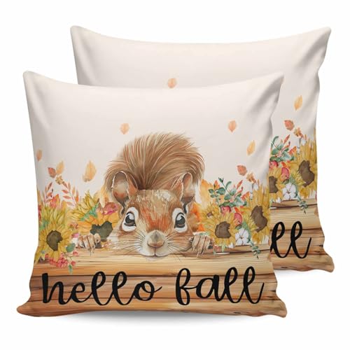 Set of 2 Waterproof 16"x16" Throw Pillowcase J651