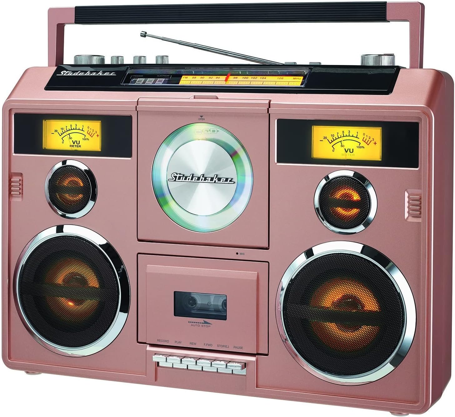 Teal Portable Stereo Boombox with Bluetooth M318421