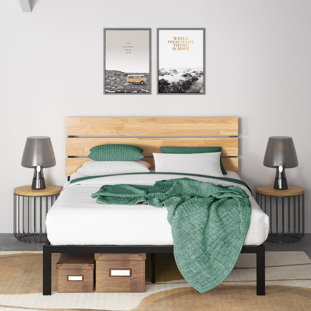 Queen Metal Platform Bed Frame A14268