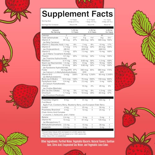 Vegan Liquid Multivitamin Multimineral, 32 Fl Oz Q452