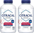 2 Bottles, 280 Caplets Each Calcium Citrate with Vitamin D3 F78504