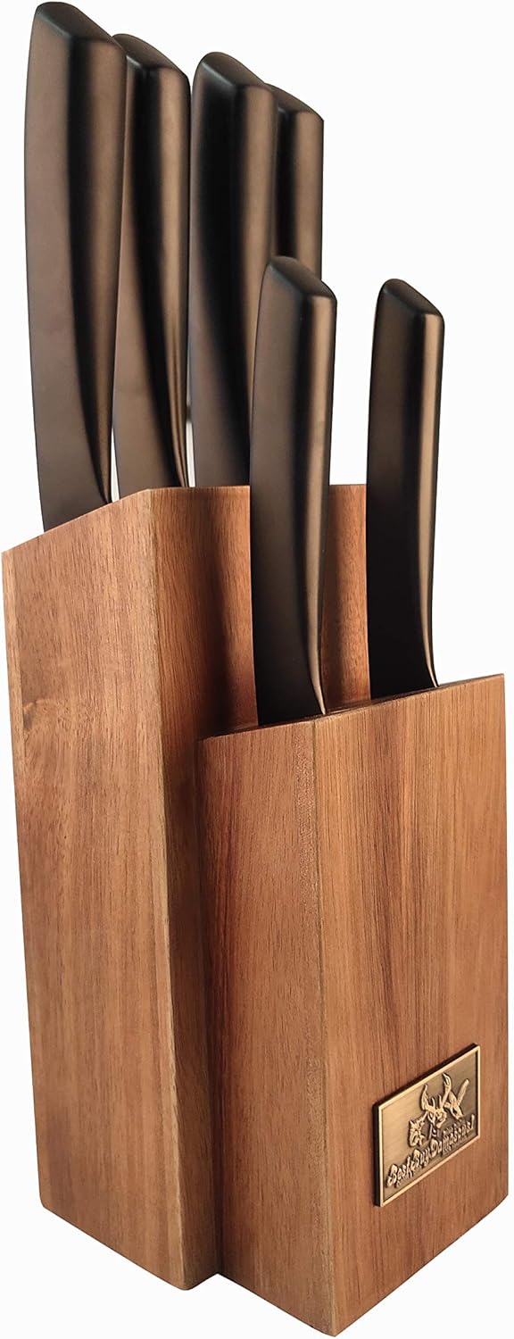 Black Chef Knife Set W6292