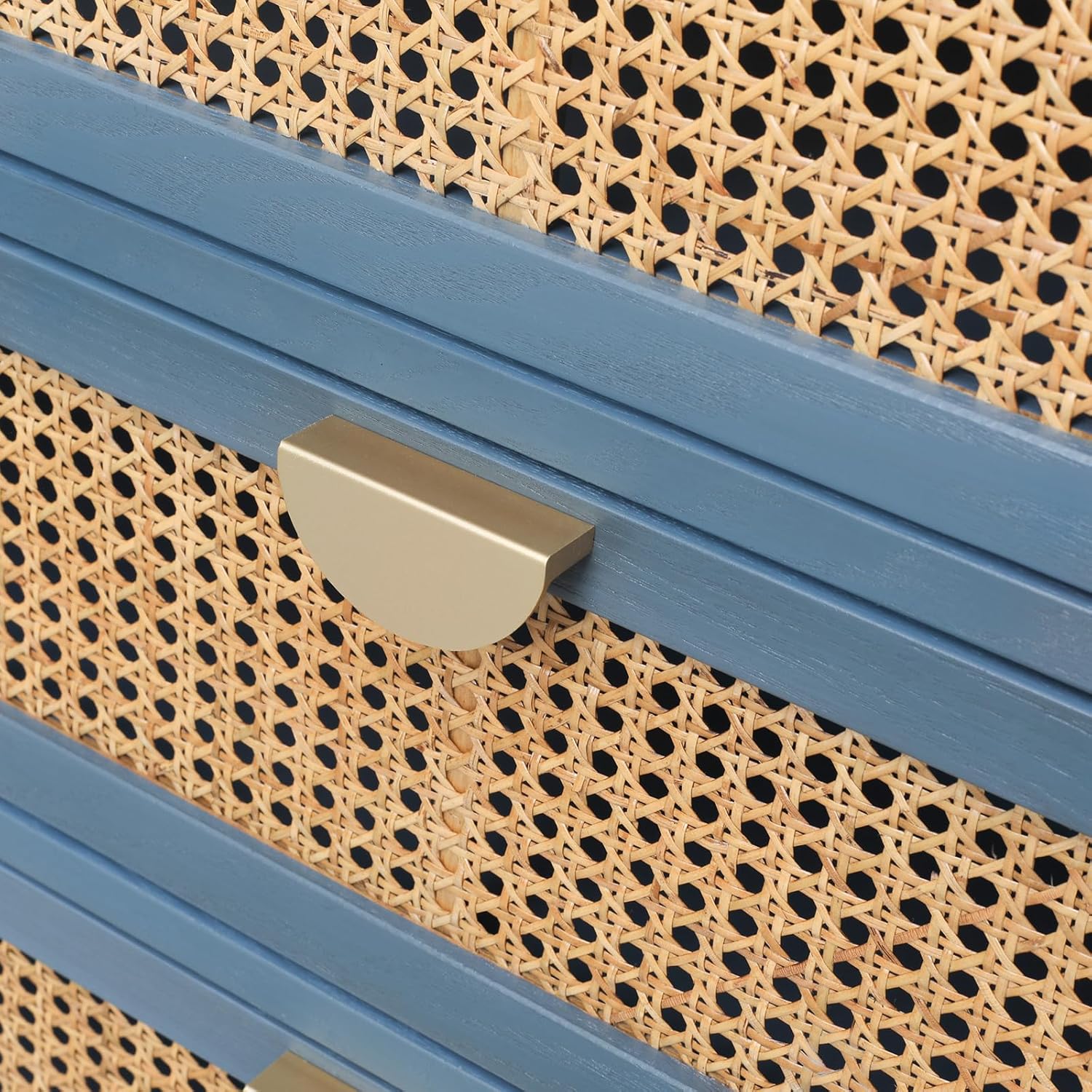Natural Rattan 3 Drawer Cabinet N60755