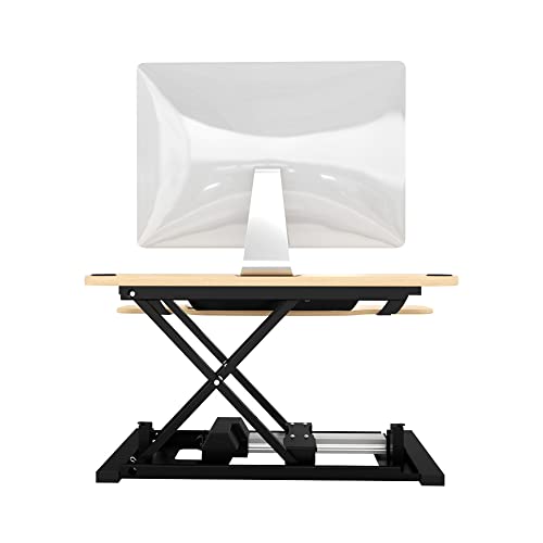 48 Inch Electric Height Adjustable Standing Desk Converter with Keyboard Tray B22668