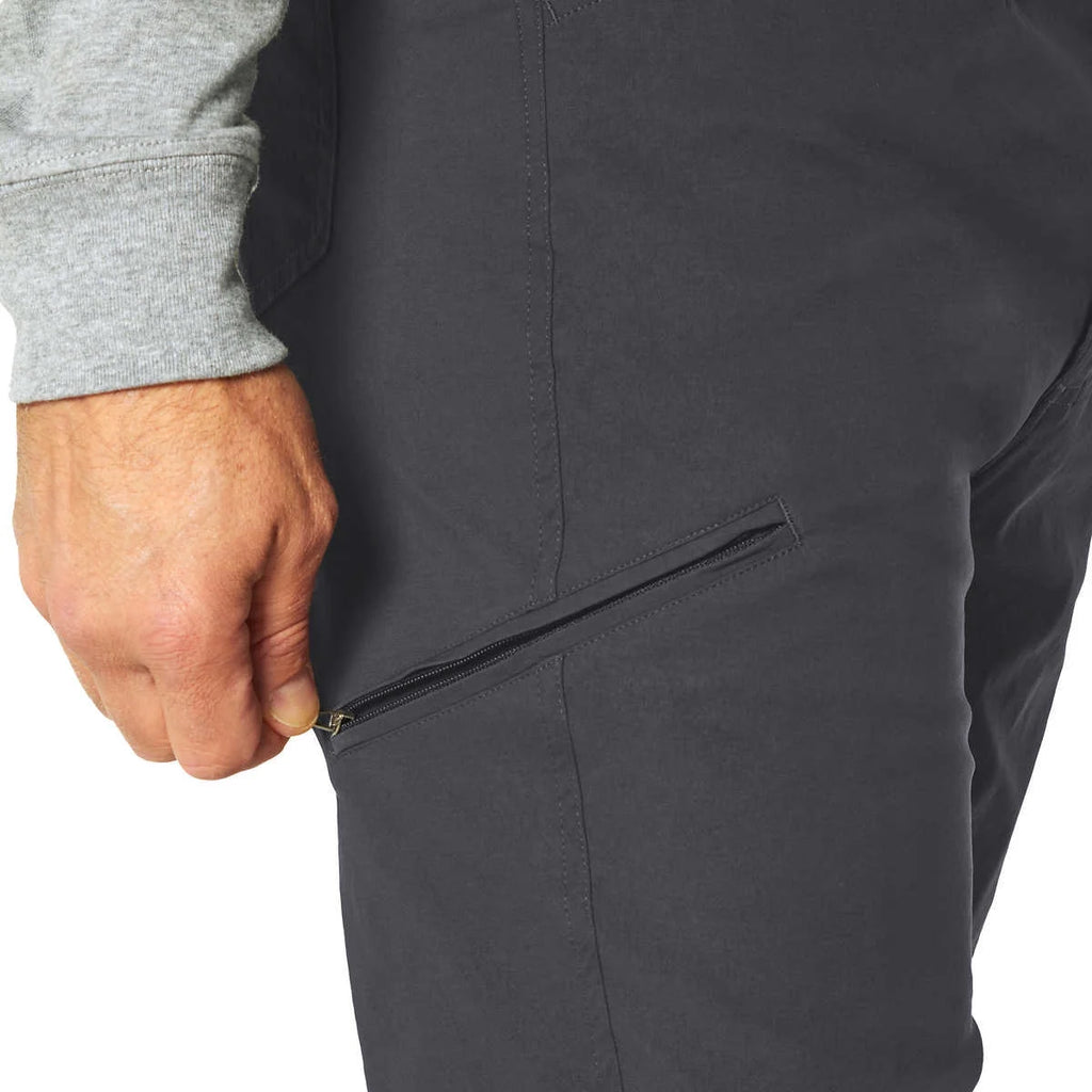 Mens Lightweight 6 Pocket Tech Pant (Asphalt (Grey),36x34) T7955