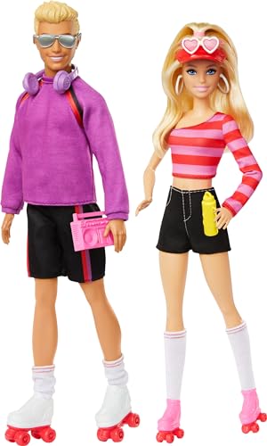 2 Fashion Dolls & 6 Accessories, Ken Roller-Skating Fashion Dolls V836929