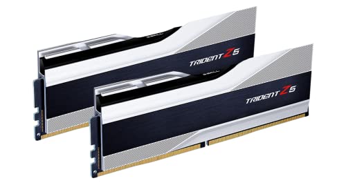 DDR5 RAM 32GB (2x16GB) 6000MT/s CL36-36-36-96 Desktop Computer Memory Metallic Silver F5701