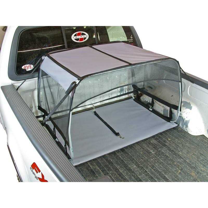 K9 Canopy with Pad and Tether for Truck Bed Dog Kennel Tent S287348
