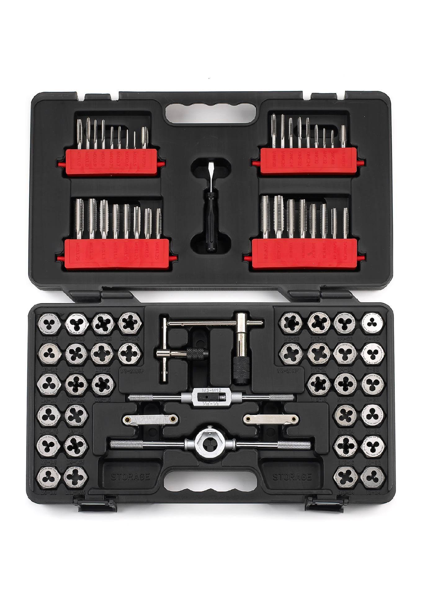 75-Piece Carbon Steel Tap & Die Set X191630