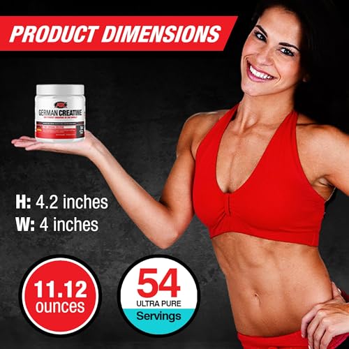 Micronized Creatine Monohydrate Powder, 99.99% Purity, 270g (54 Servings) N259914