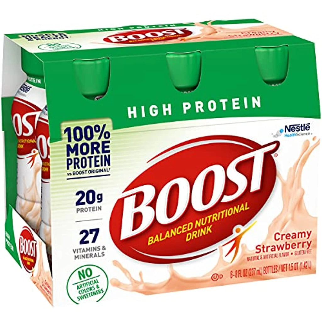 Creamy Strawberry 8 Fl Oz Bottles 6 Ct Pack Of 2 Nutritional Drink Q85888