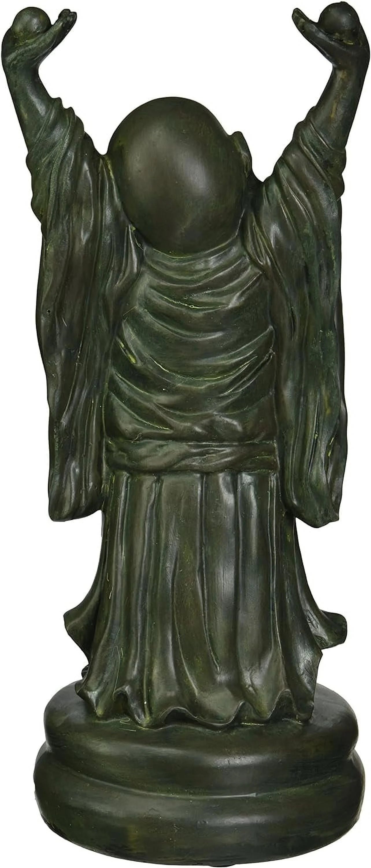 13 Inch Polyresin Bronze Verdigris Finish Statue R131429