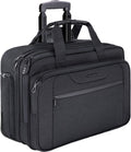 Black Rolling Laptop Bag Wheeled Briefcase M232284