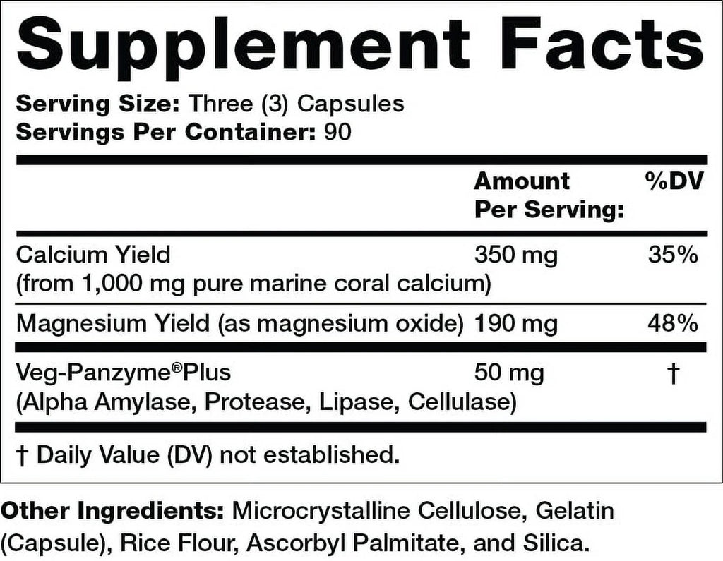 Coral Calcium Dietary Supplement, 1,000mg, 270 count Q195449