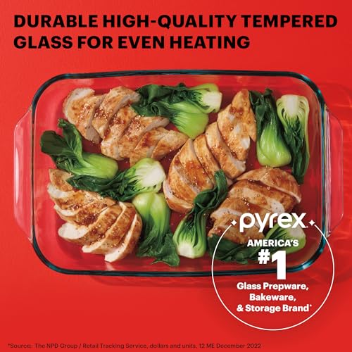 2-Qt Glass Baking Dish with Lid H551